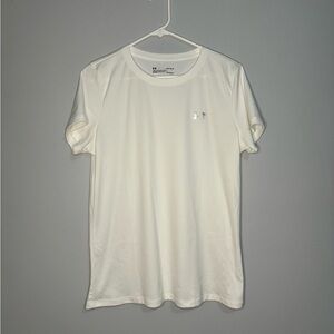 Underarmour Women’s Loose fit Heat Gear Tee White Size Large